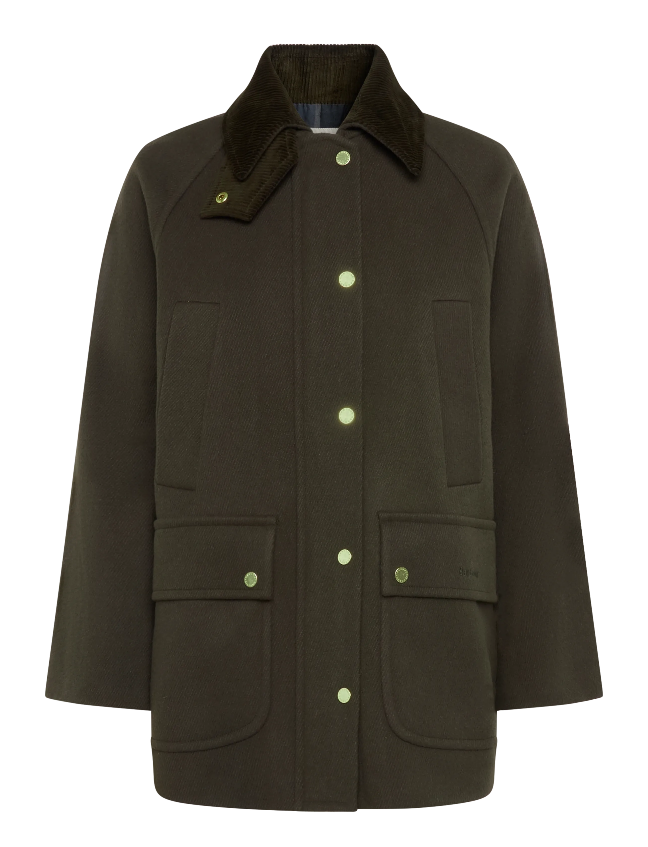 Barbour Barbour Womens Bedale Wool Coat - Vinterjackor - OLIVE / SHADOW CLASSIC / khaki/green