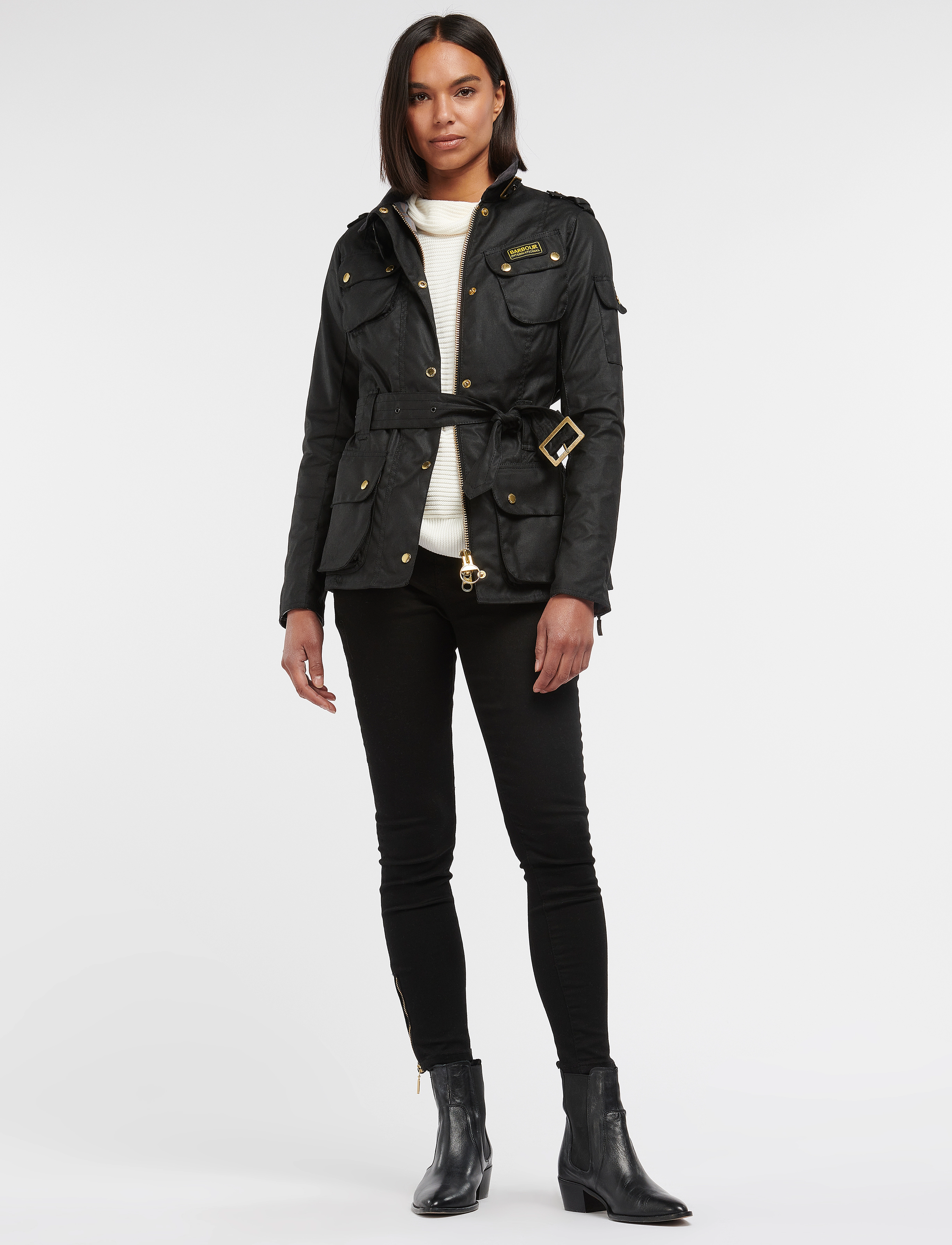 Barbour - B.Intl Ladies International - pavasarinės striukės - black - 5
