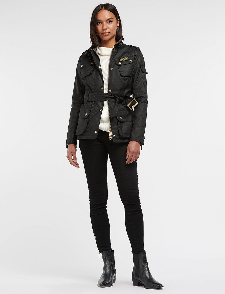Barbour - B.Intl Ladies International - steppjacken - black - 5