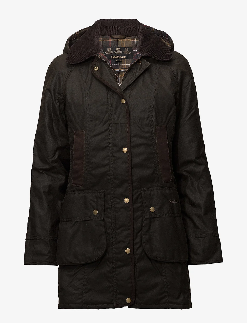 Barbour - Barbour Bower Wax Jacket - parkas - olive - 1