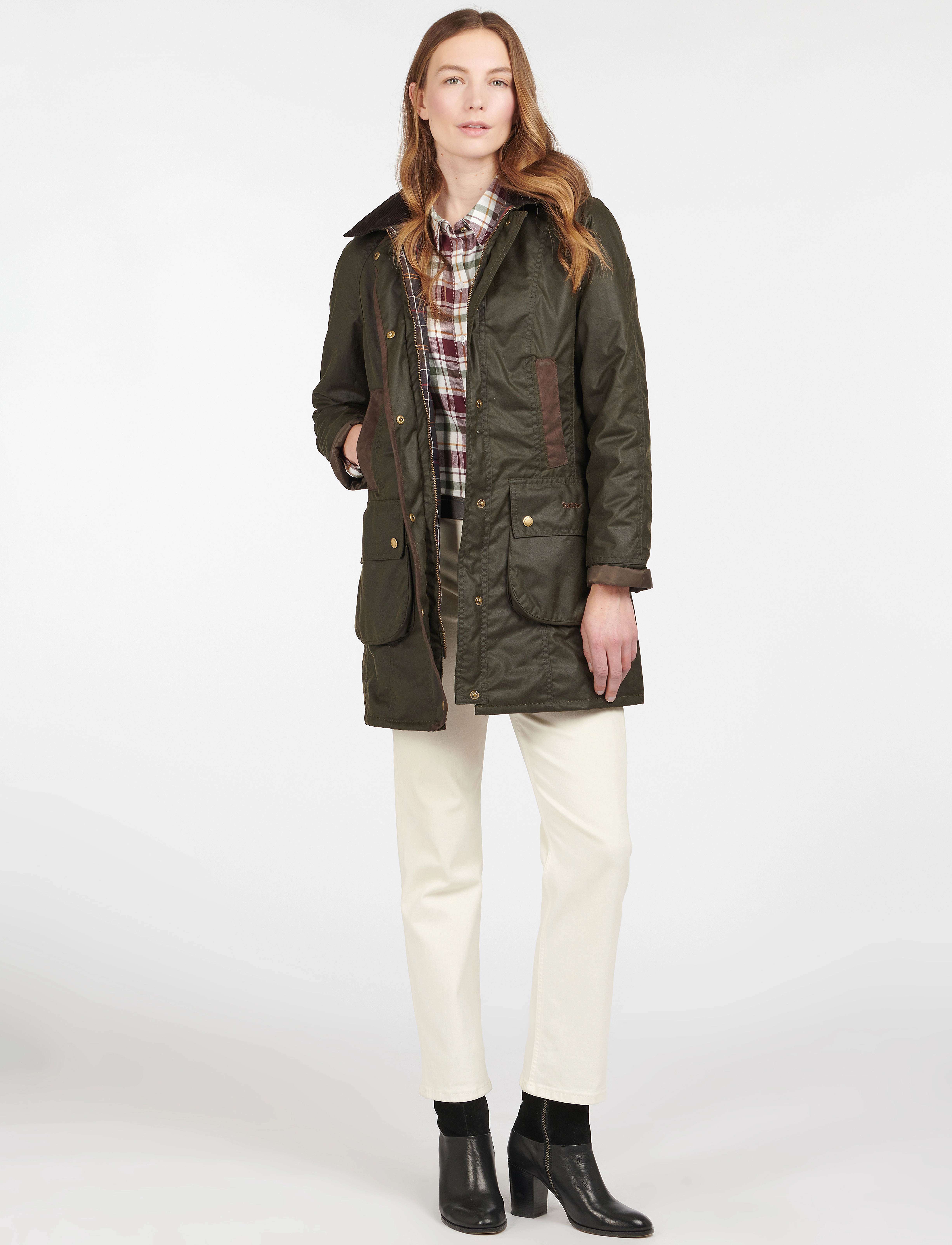 Barbour Bower Wax Jacket jackor dam – bild 3