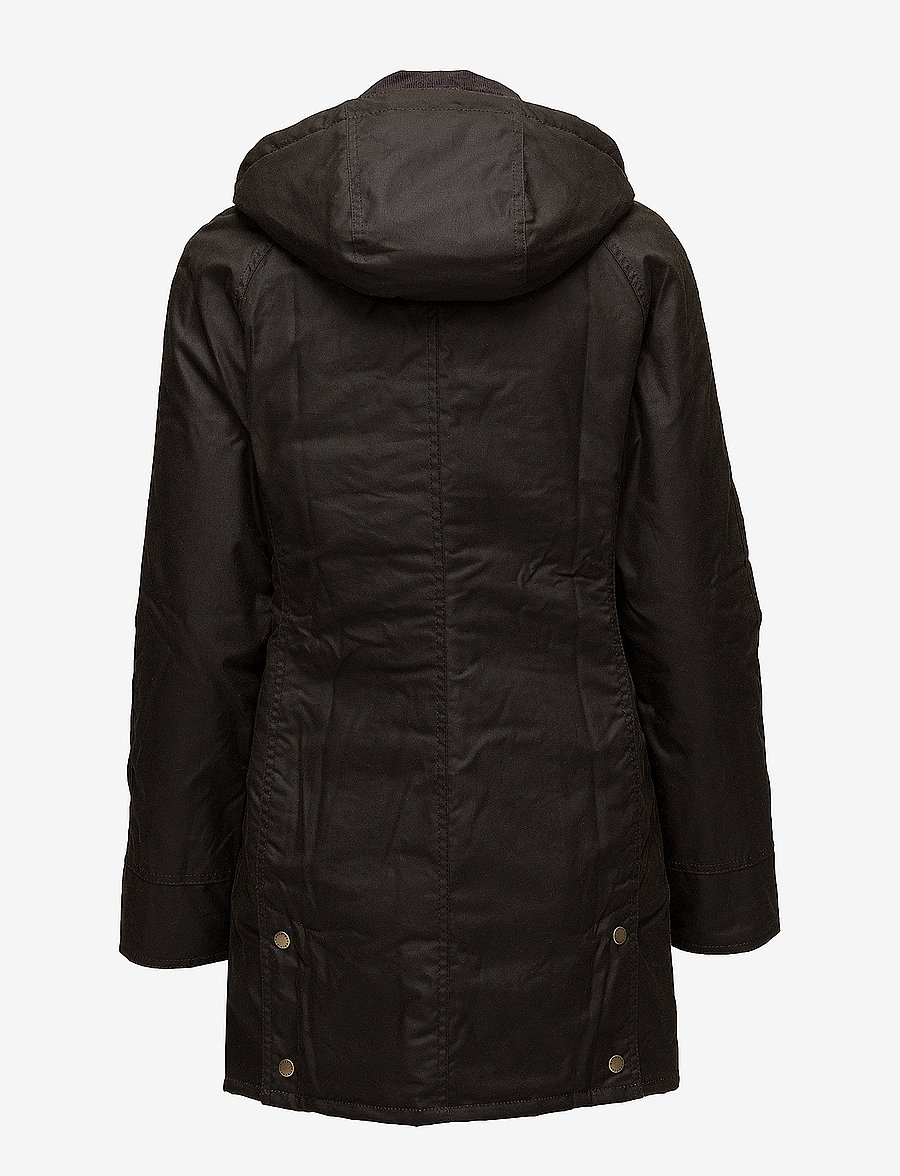 Barbour - Barbour Bower Wax Jacket - parkas - olive - 4