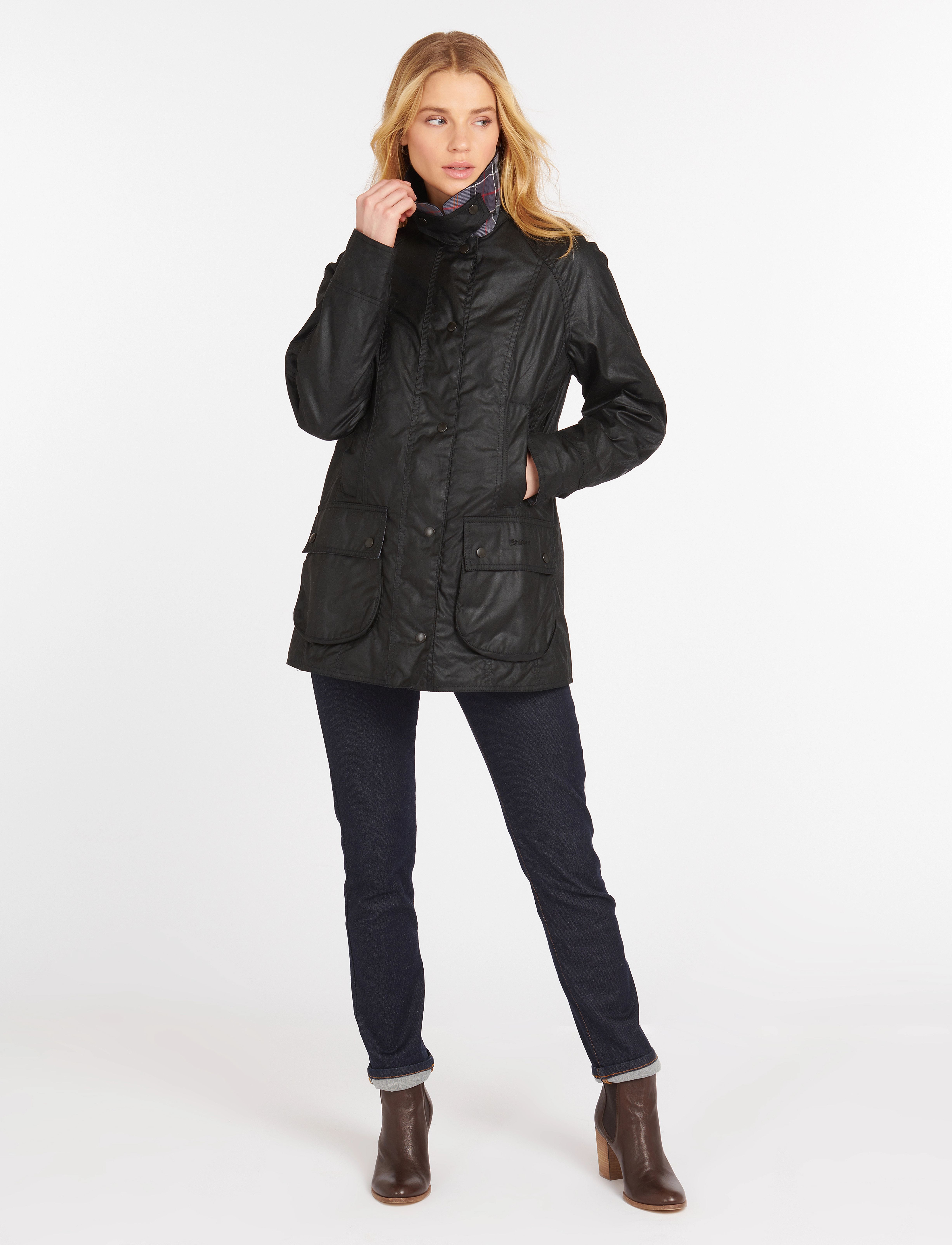 Barbour - Barbour Beadnell Wax Jacket - forårsjakker - black - 5