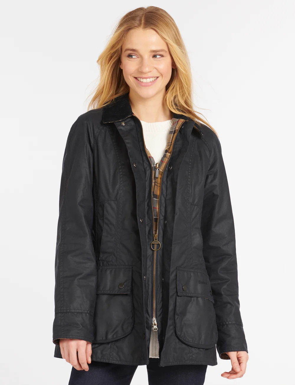 Barbour - Barbour Beadnell Wax Jacket - steppjacken - navy - 0
