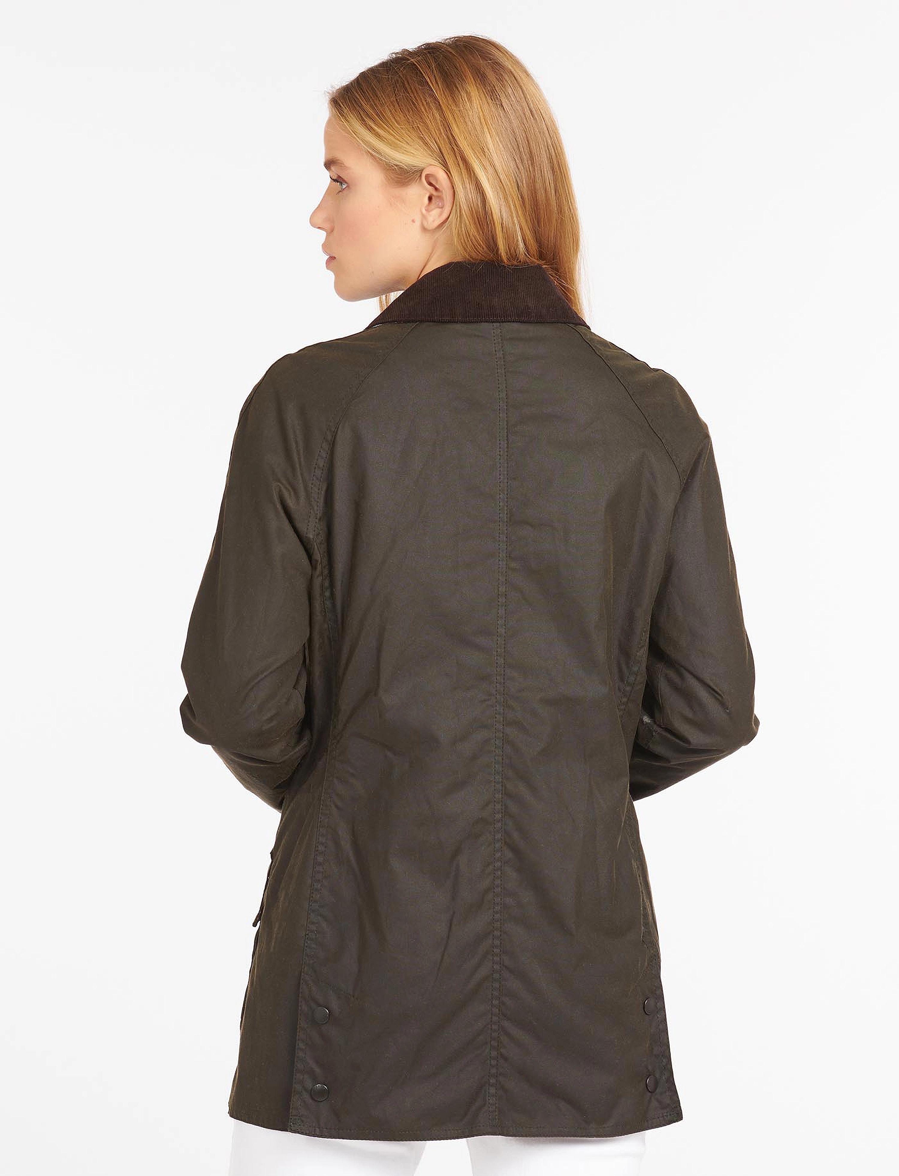 Barbour - Barbour Classic Beadnell Wax Jacket - pavasara jakas - olive - 4