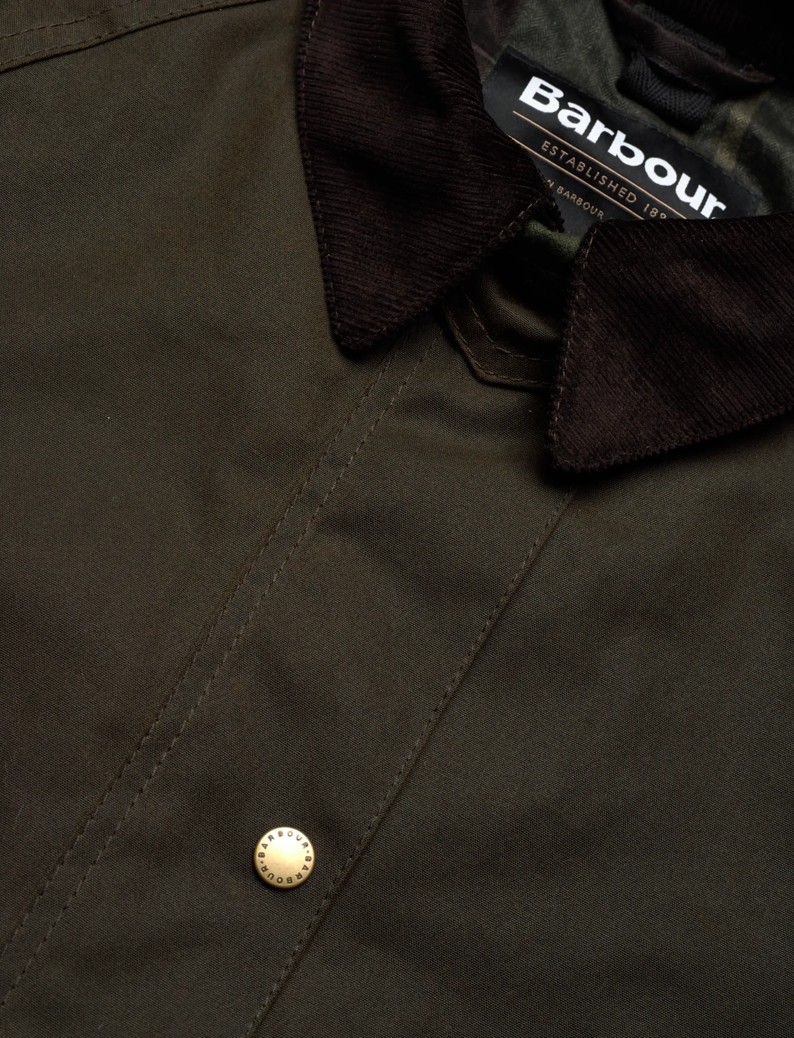 Barbour - Barbour Acorn Wax Jacket - olive - 3