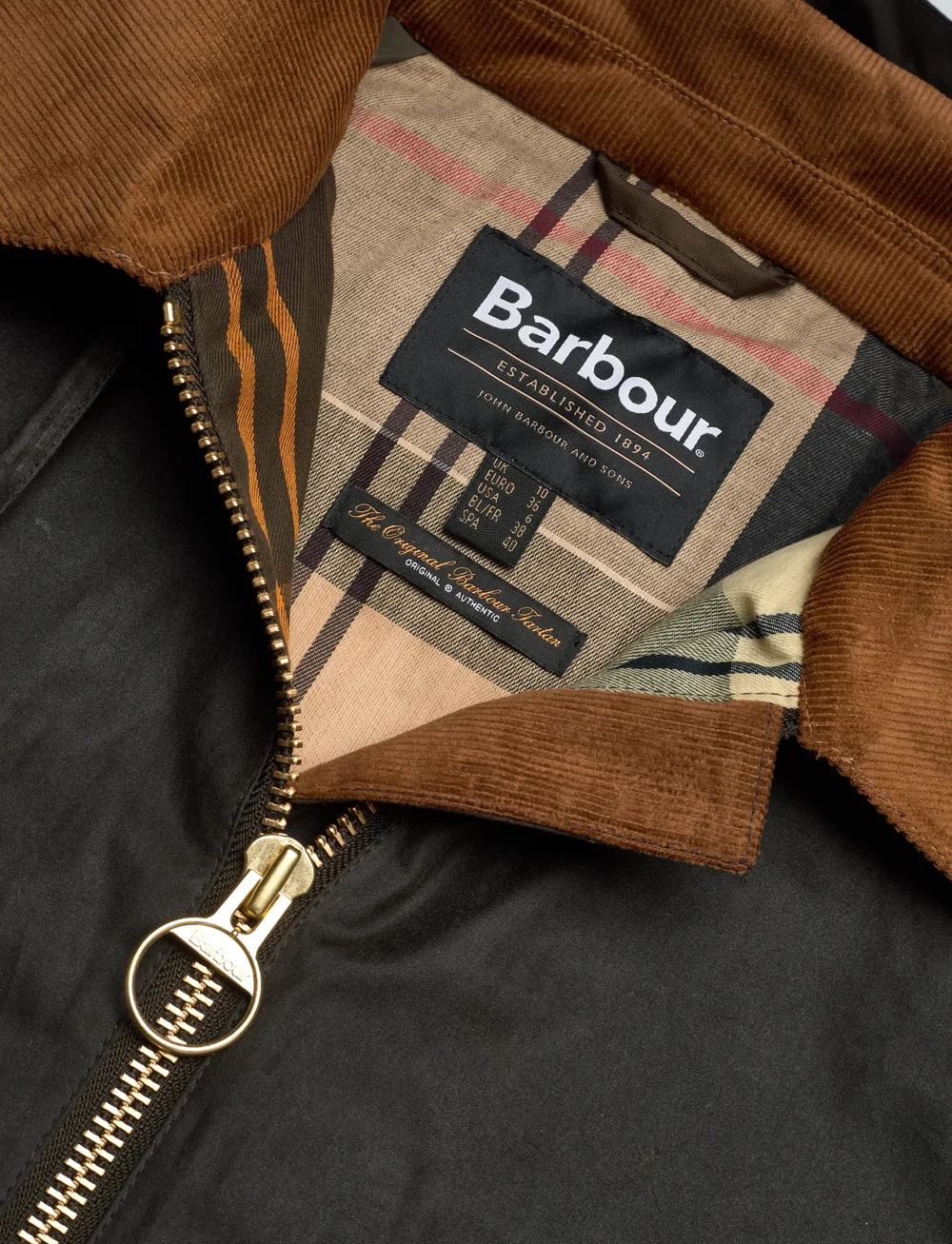 Barbour - Barbour Highclere Wax - utility-jacken - olive - 2