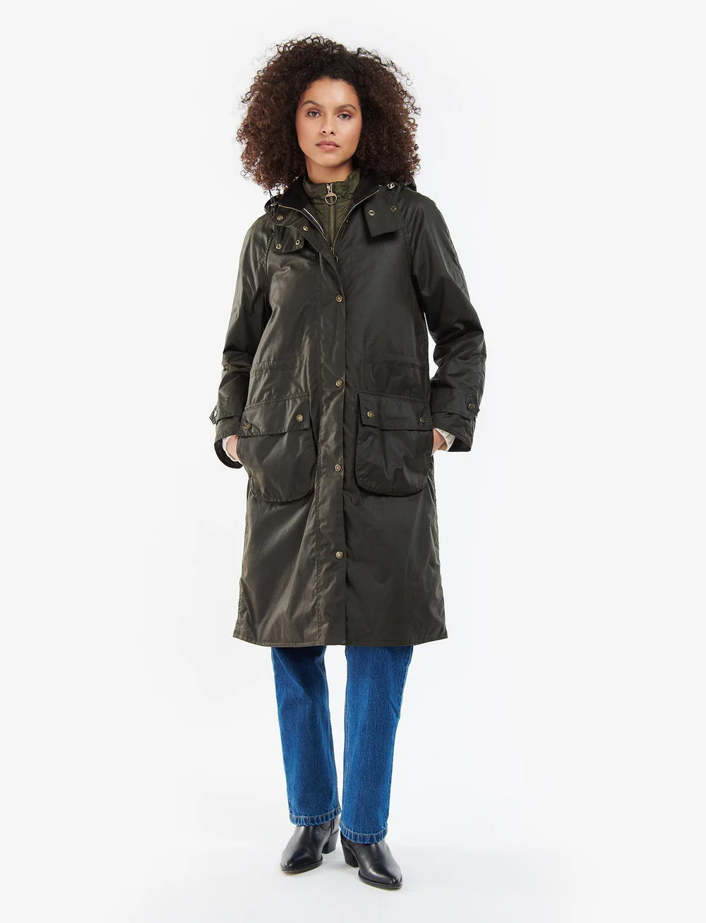 Barbour - Barbour Lo Cannich Wax - parkas - black - 4