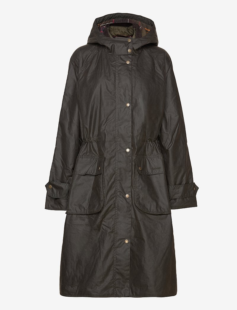 Barbour - Barbour Lo Cannich Wax - parka yfirhafnir - olive/classic - 0