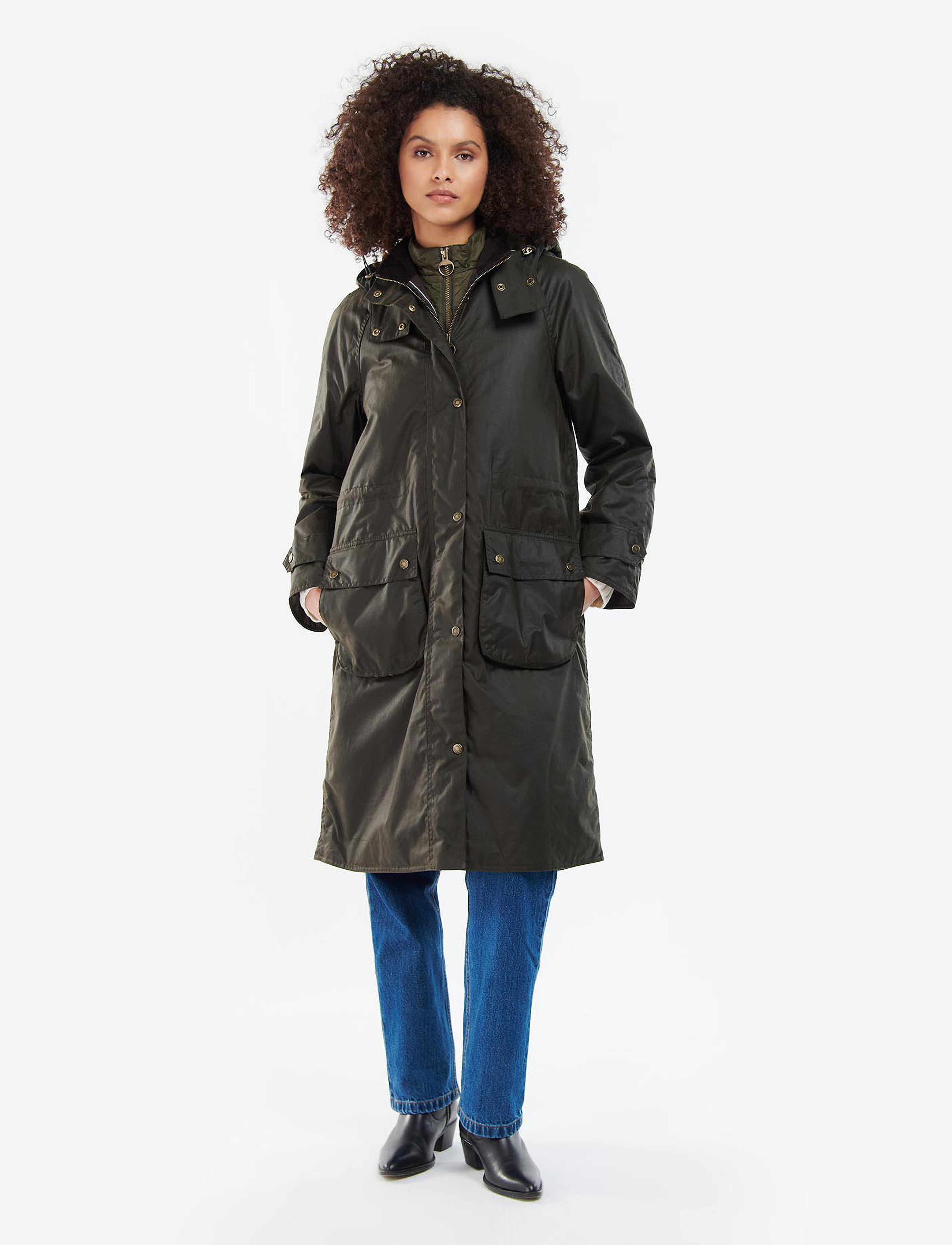 Barbour - Barbour Lo Cannich Wax - parkas - olive/classic - 4