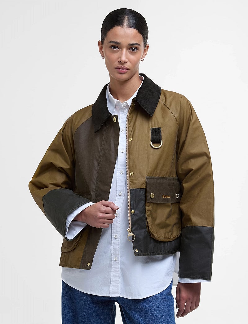 Barbour - Barbour Alma Wax - spring jackets - sand/archive olive/beech/ - 0