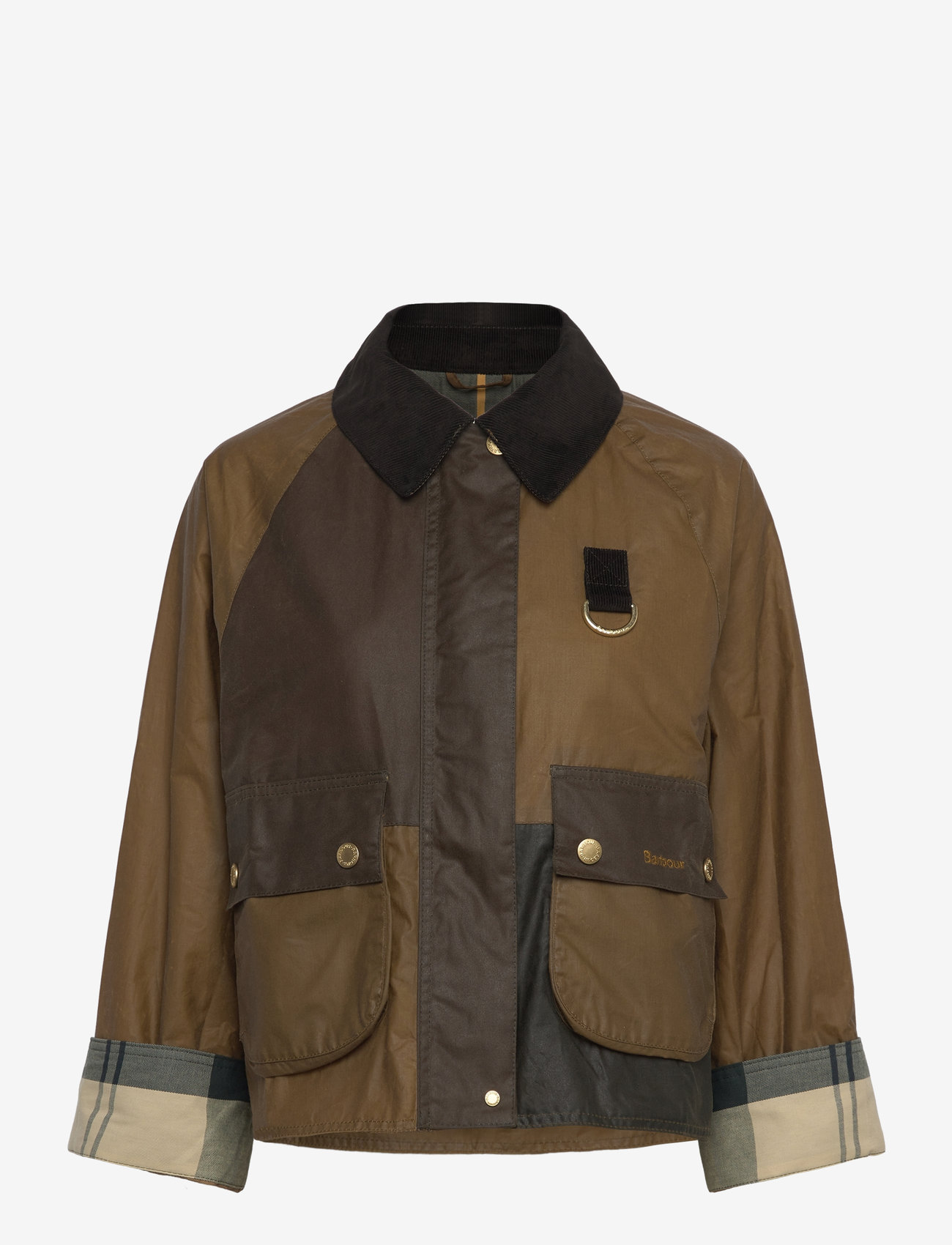 Barbour - Barbour Alma Wax - spring jackets - sand/archive olive/beech/ - 3