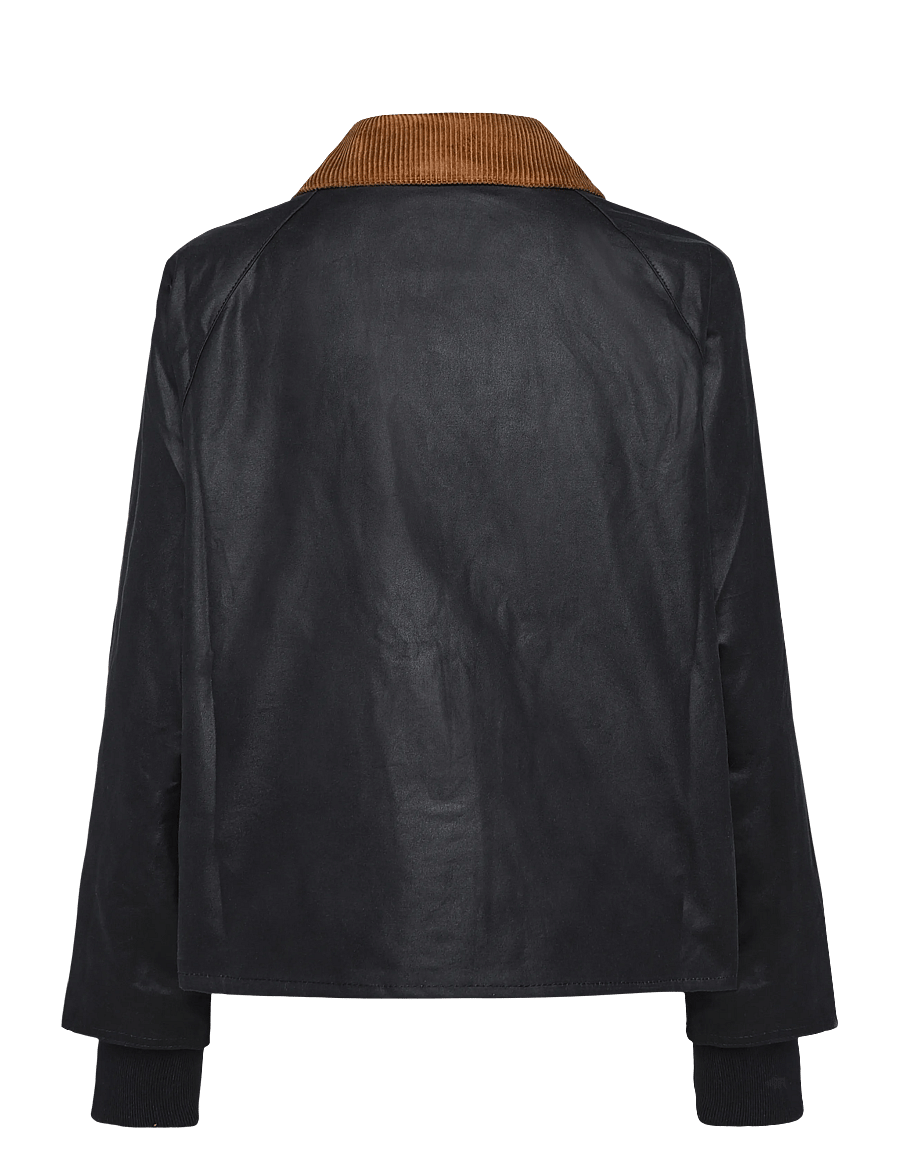 Barbour - Barbour Arlene Wax Jacket - overshirts - navy/ancient - 1
