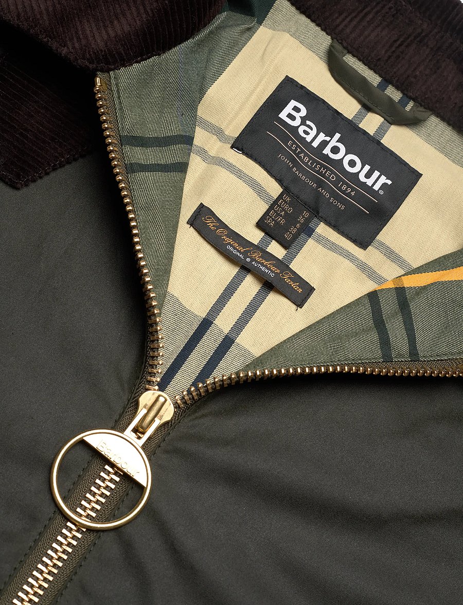 Barbour - Barbour Arlene Wax Jacket - overshirts - olive - 2