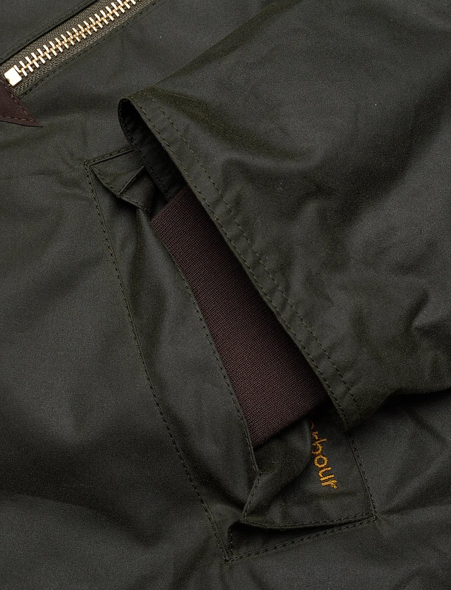 Barbour - Barbour Arlene Wax Jacket - overshirts - olive - 3