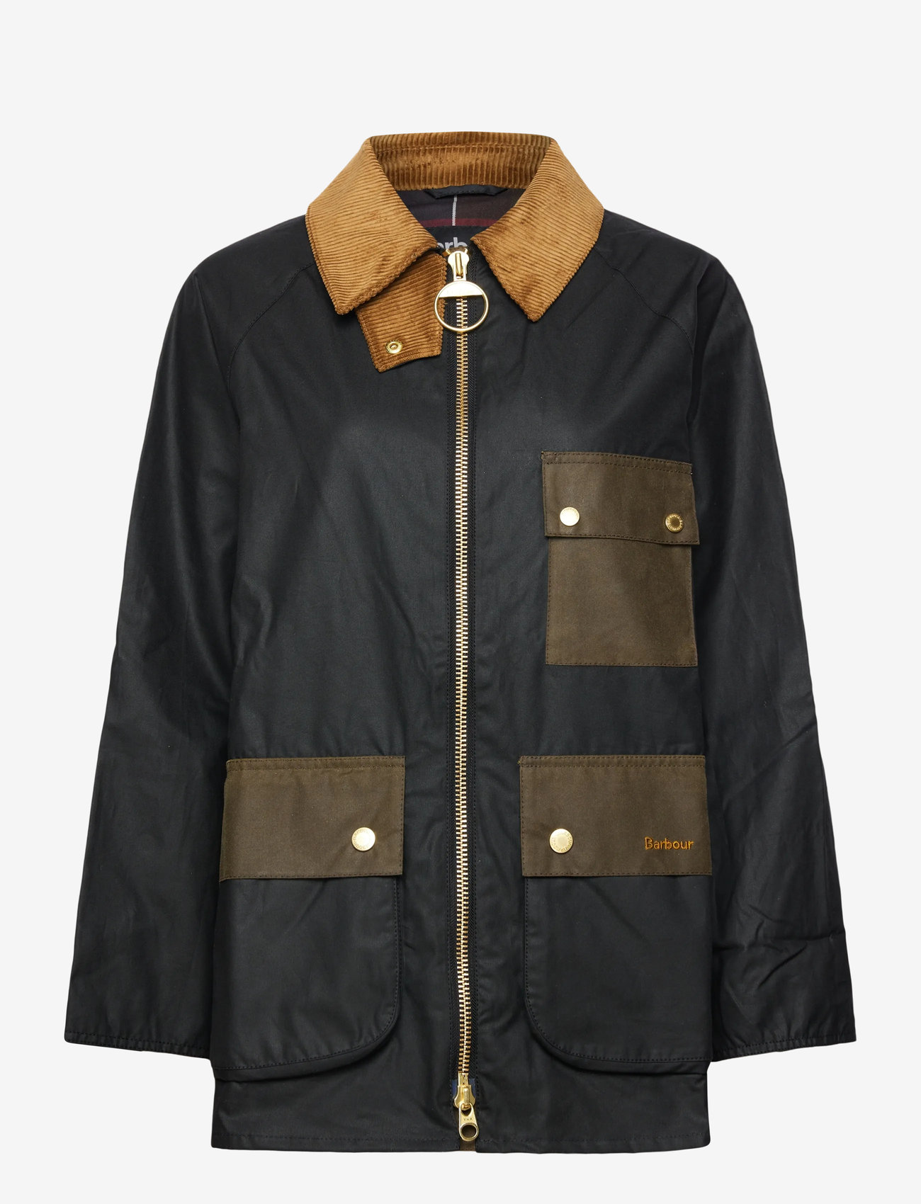 Barbour - Barbour Luella Wax Jacket - utilityjackor - black - 0