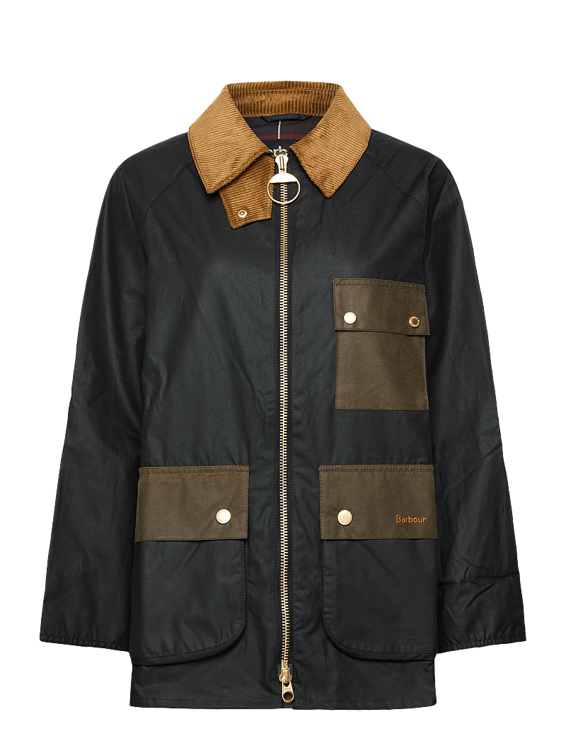 Barbour - Barbour Luella Wax Jacket - utilityjackor - black - 0