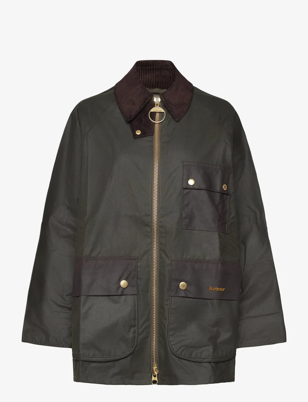Barbour - Barbour Luella Wax Jacket - utility-jakker - olive - 0