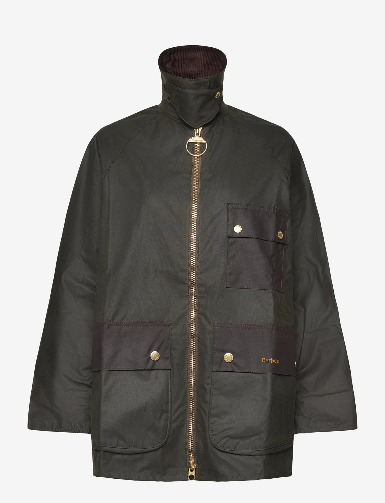 Barbour - Barbour Luella Wax Jacket - utilityjackor - olive - 2