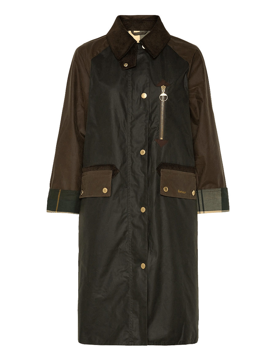 Barbour - Barbour Evette Wax Jacket - olive - 0