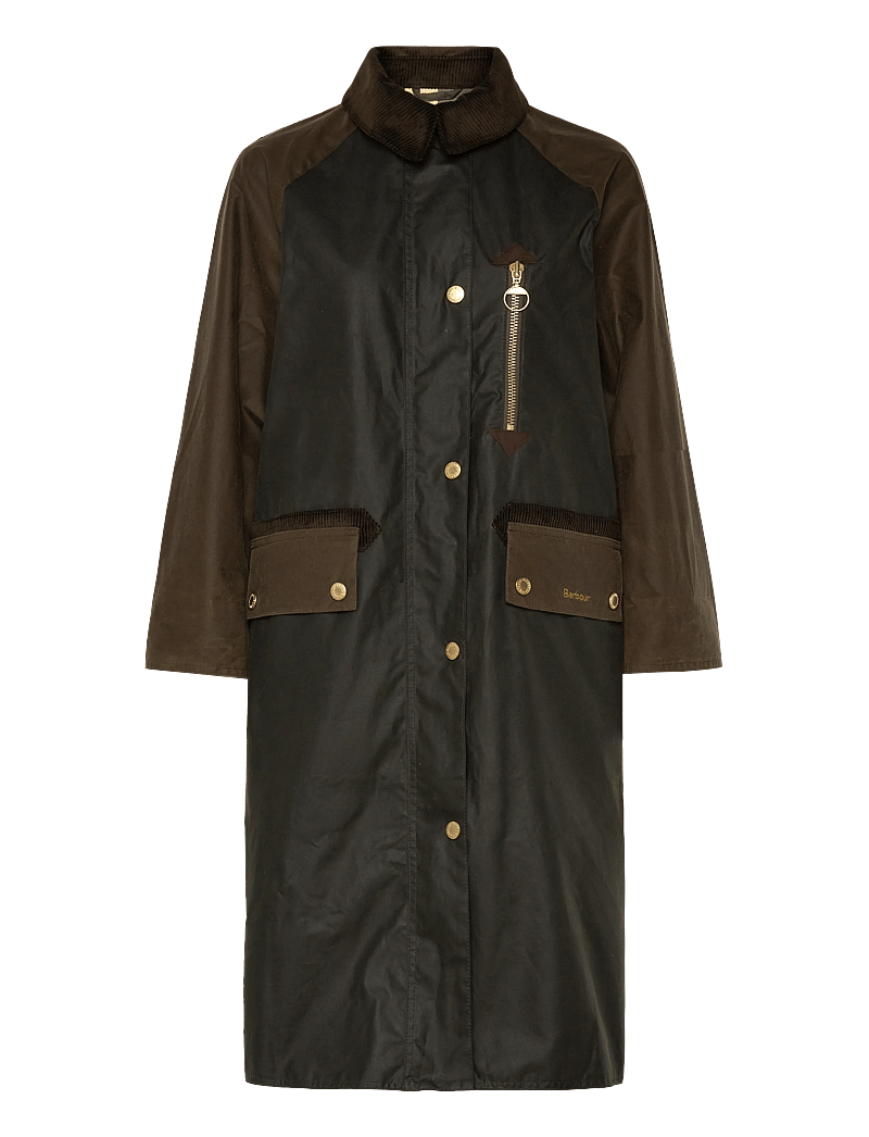 Barbour - Barbour Evette Wax Jacket - lette frakker - olive - 1