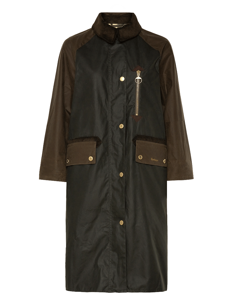 Barbour - Barbour Evette Wax Jacket - olive - 1