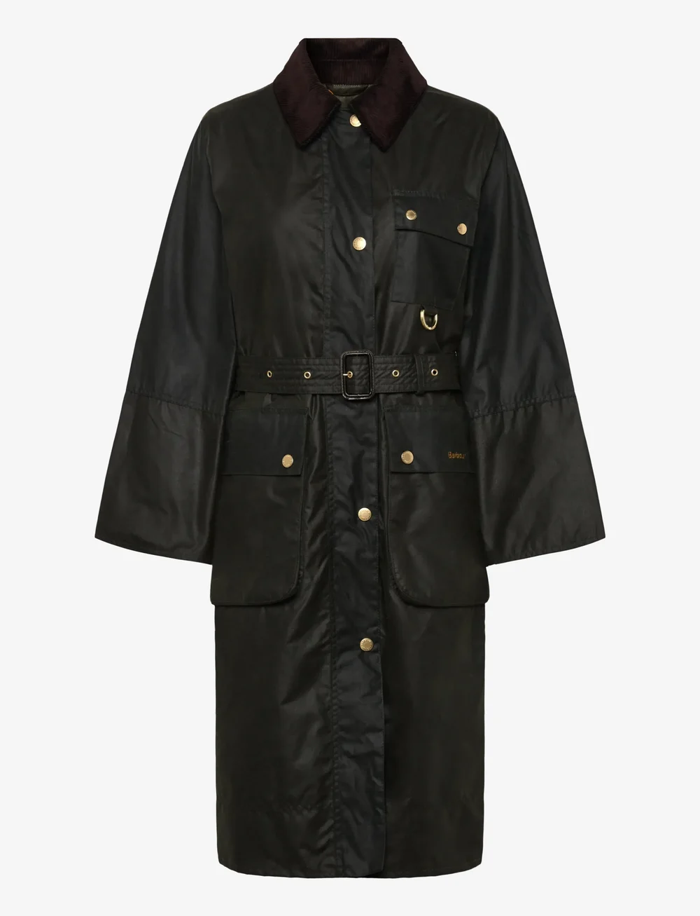 Barbour - Barbour Milda Wax Jacket - trenchcoats - olive - 0