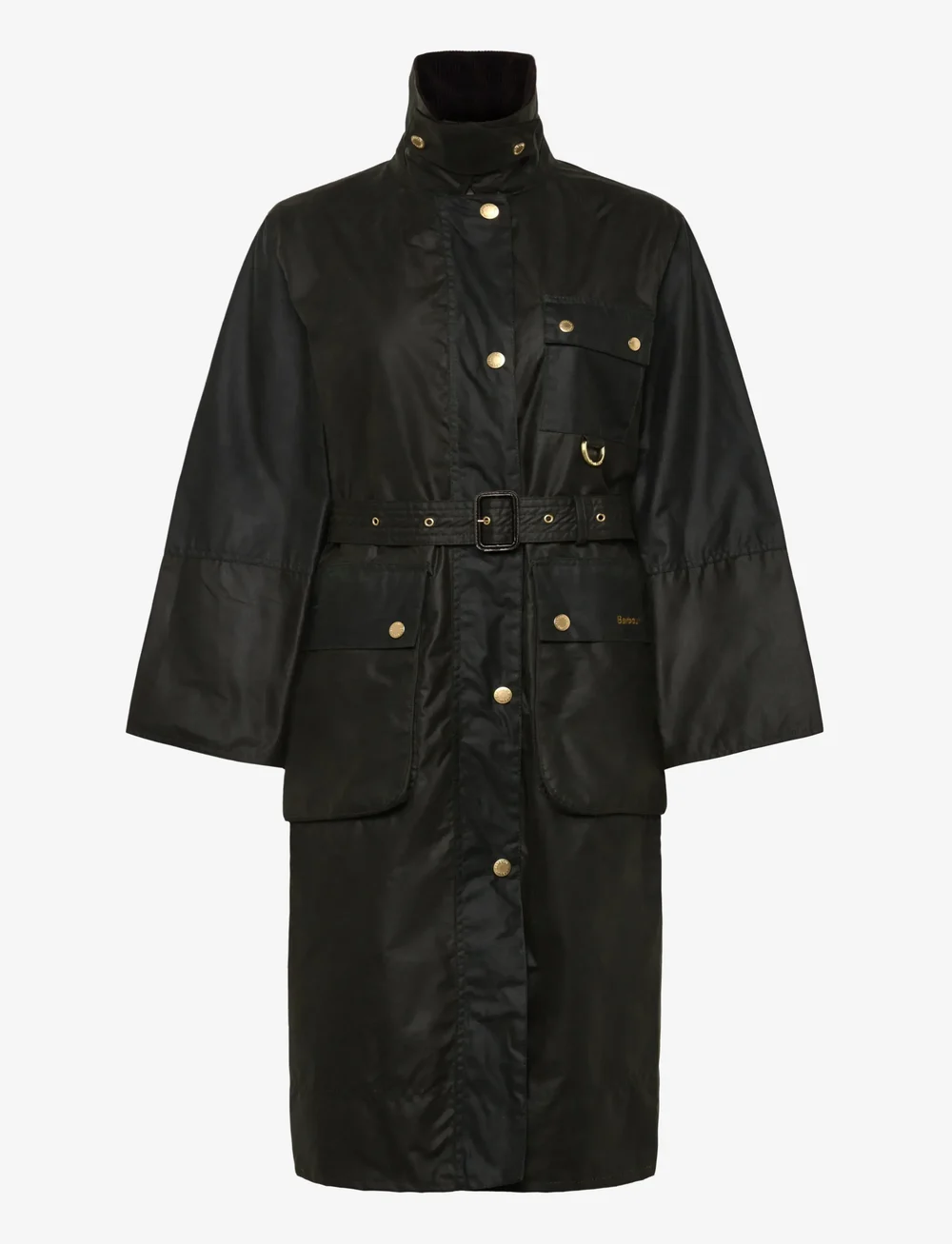 Barbour - Barbour Milda Wax Jacket - trenchcoats - olive - 1