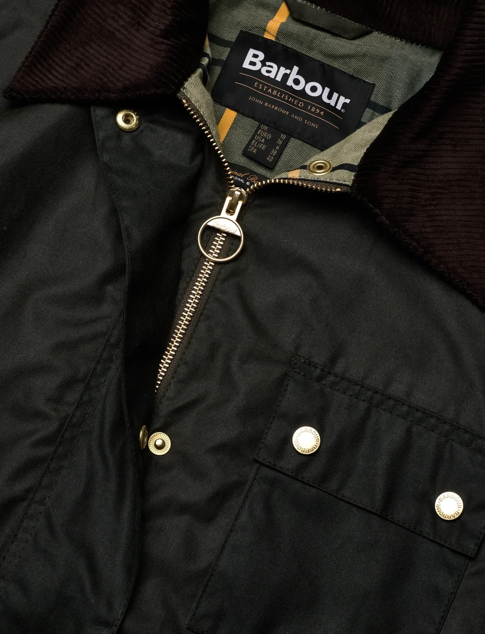 Barbour - Barbour Milda Wax Jacket - trenchcoats - olive - 3