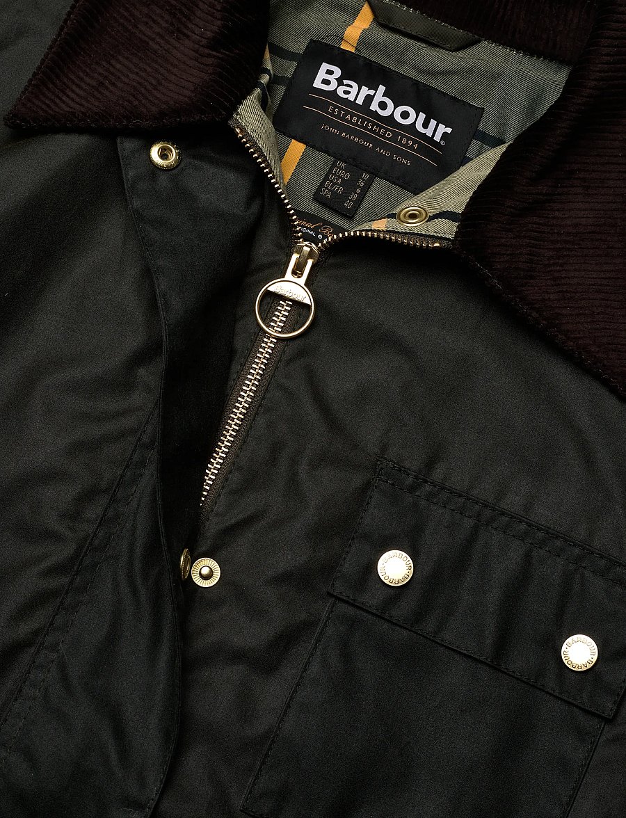 Barbour - Barbour Milda Wax Jacket - olive - 3