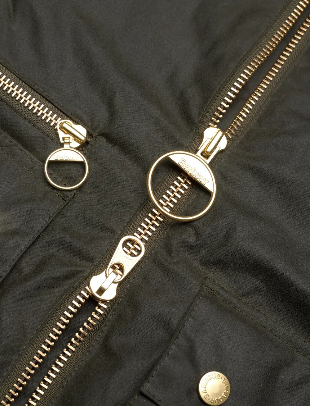 Barbour - Barbour Maxine Wax Jacket - utility-jakker - olive - 4