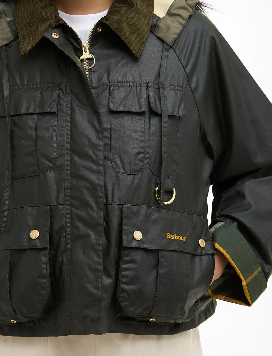 Barbour - Barbour Liza Wax - utility-jakker - fern/ancient - 3