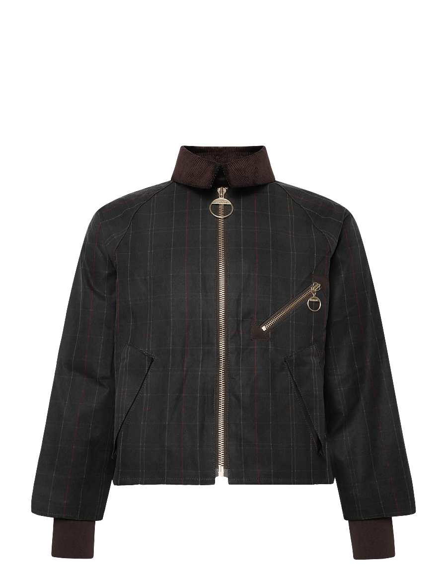 Barbour - Barbour Arlene Checked Wax Jacket - utilityjackor - classic/shadow classic - 0