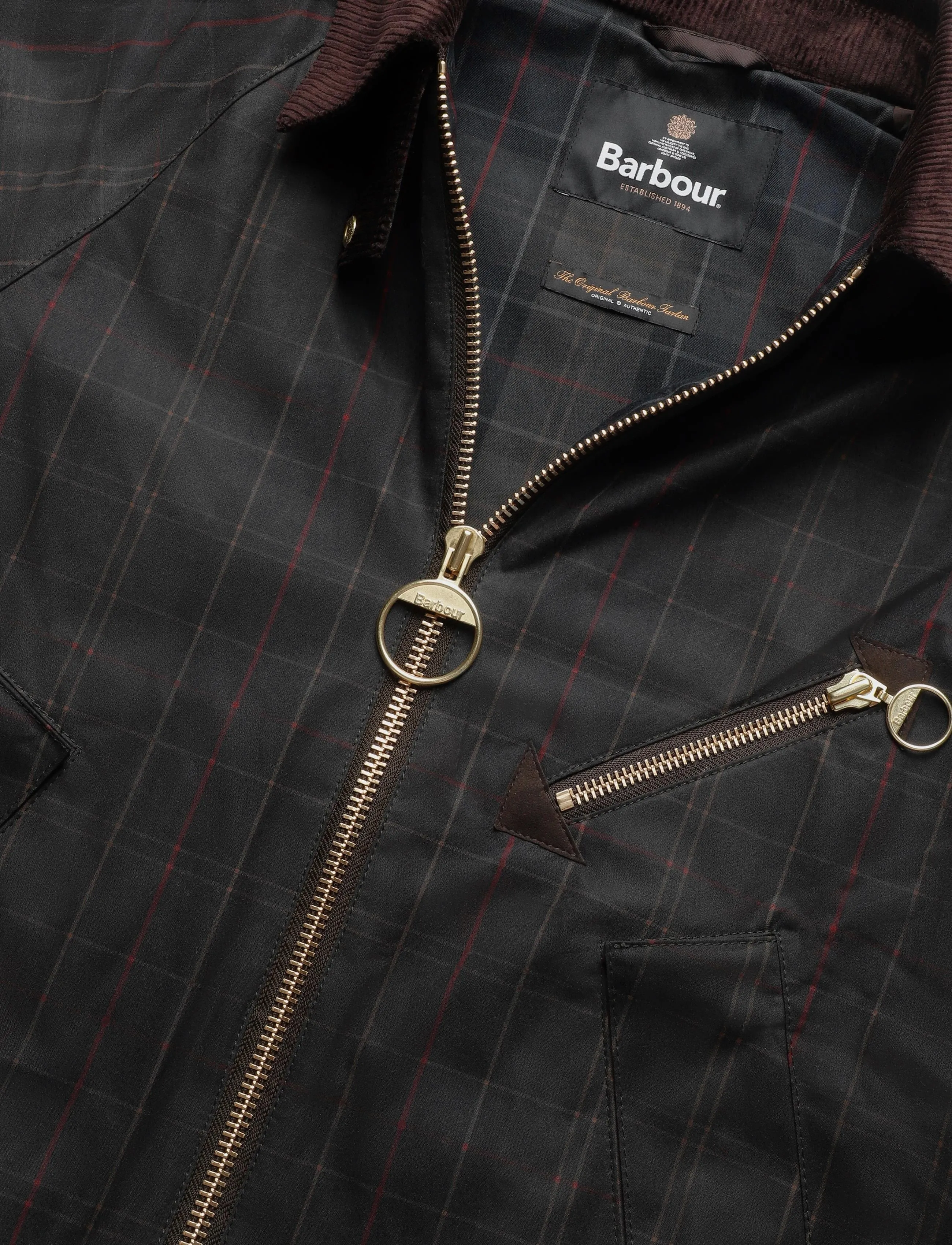 Barbour - Barbour Arlene Checked Wax Jacket - utilityjackor - classic/shadow classic - 4