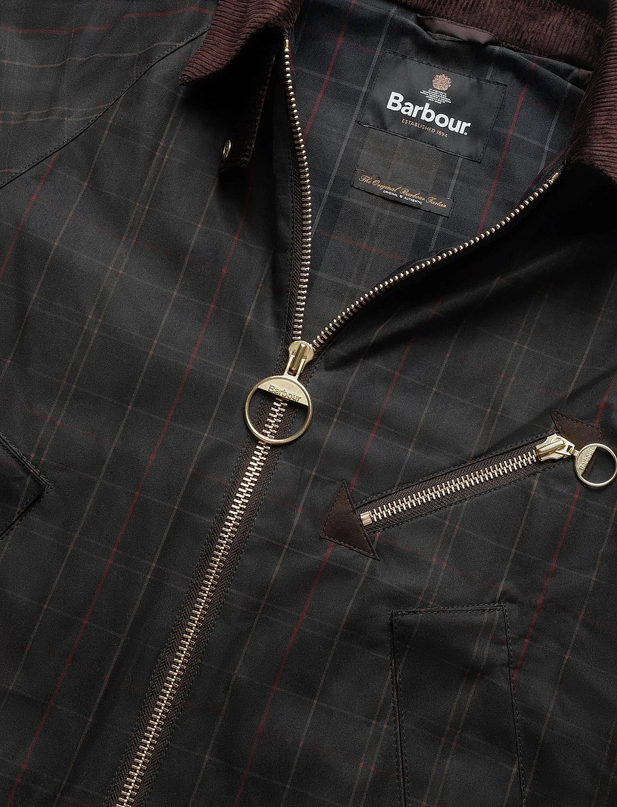 Barbour - Barbour Arlene Checked Wax Jacket - utilityjackor - classic/shadow classic - 4