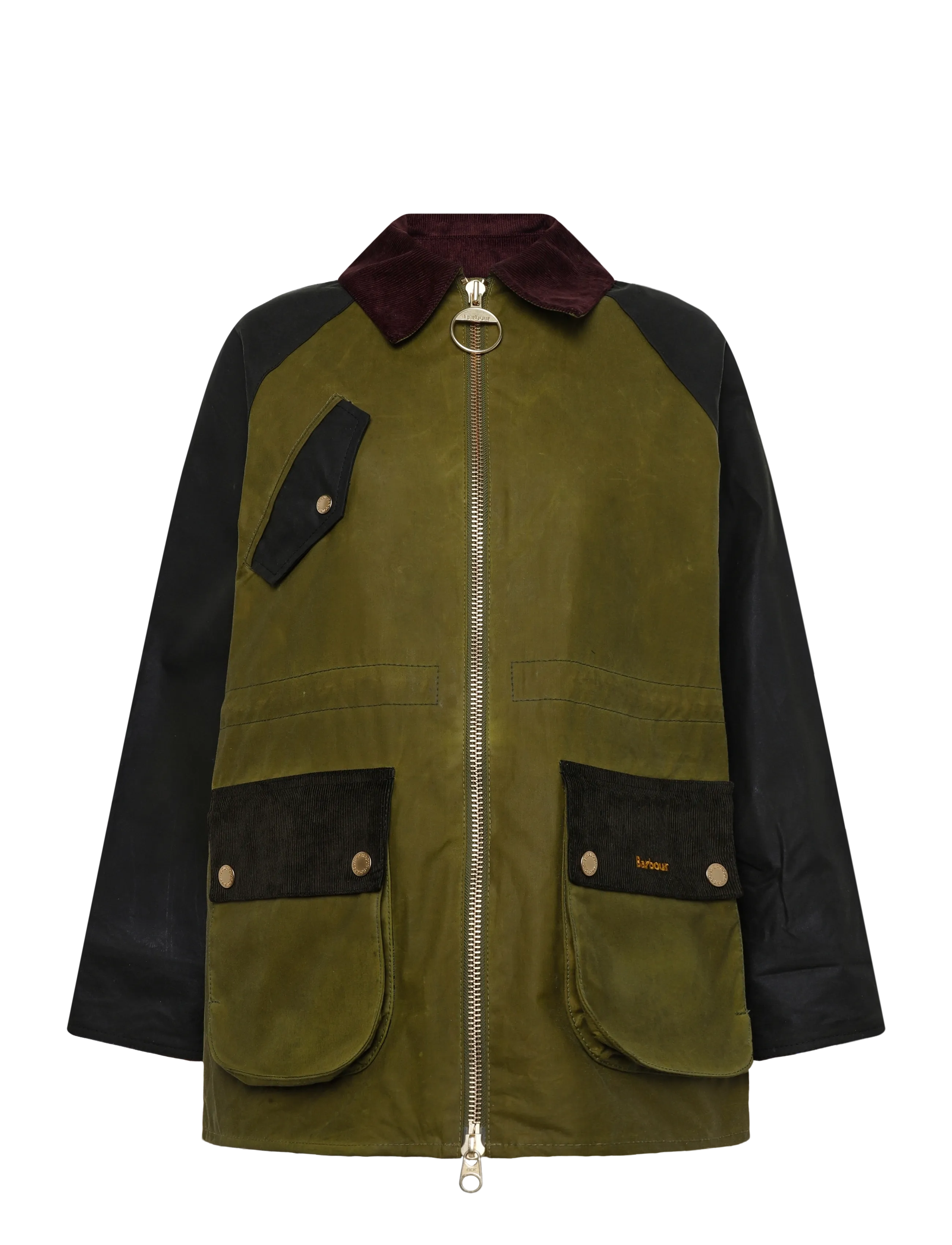 Barbour Barbour Treeton Wax Jacket - Jackets - GOLDEN OLIVE/FERN/ANCIENT / khaki/green