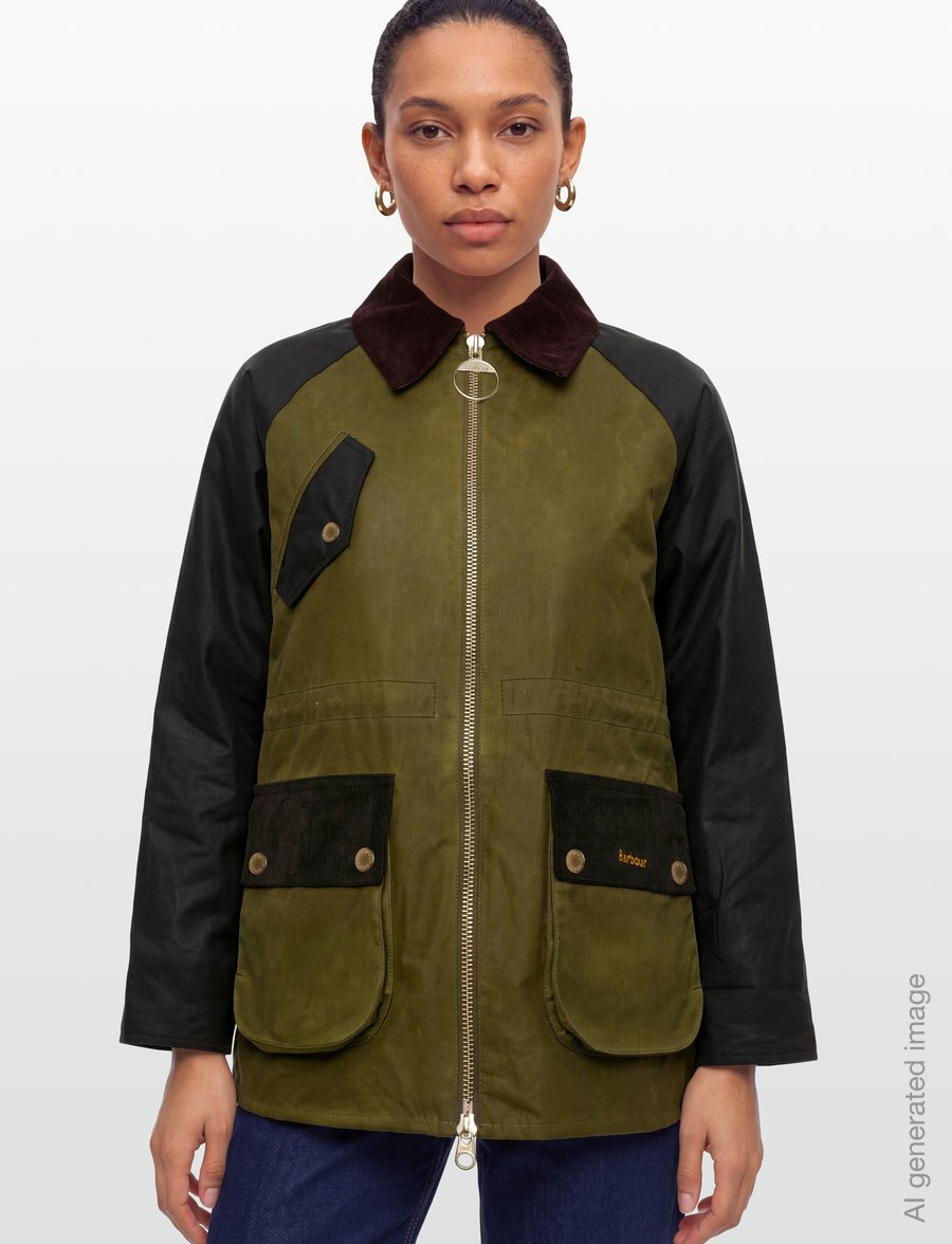 Barbour - Barbour Treeton Wax Jacket - utility-jakker - golden olive/fern/ancient - 3