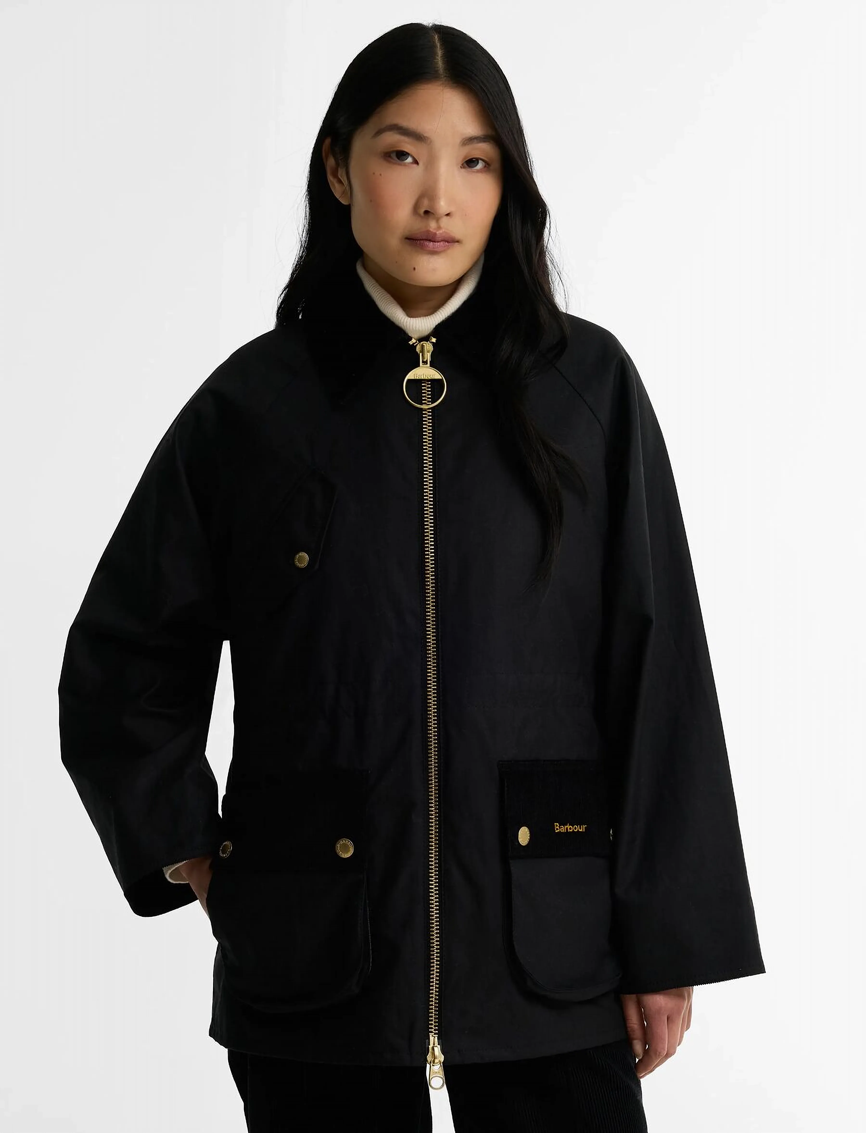 Barbour Barbour Treeton Wax Jacket - Jacken - BLACK/ANCIENT / black