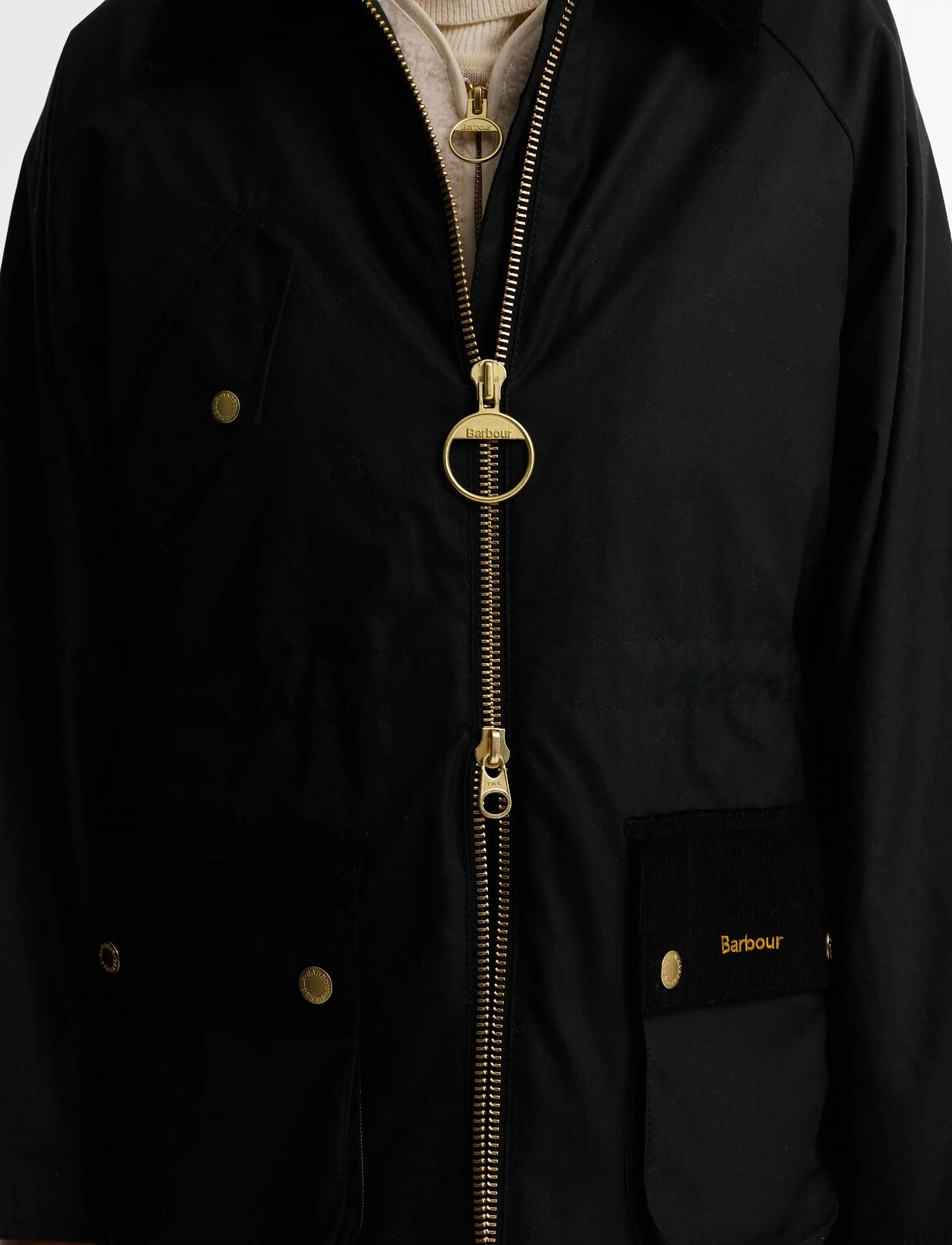 Barbour - Barbour Treeton Wax Jacket - utility-jacken - black/ancient - 4