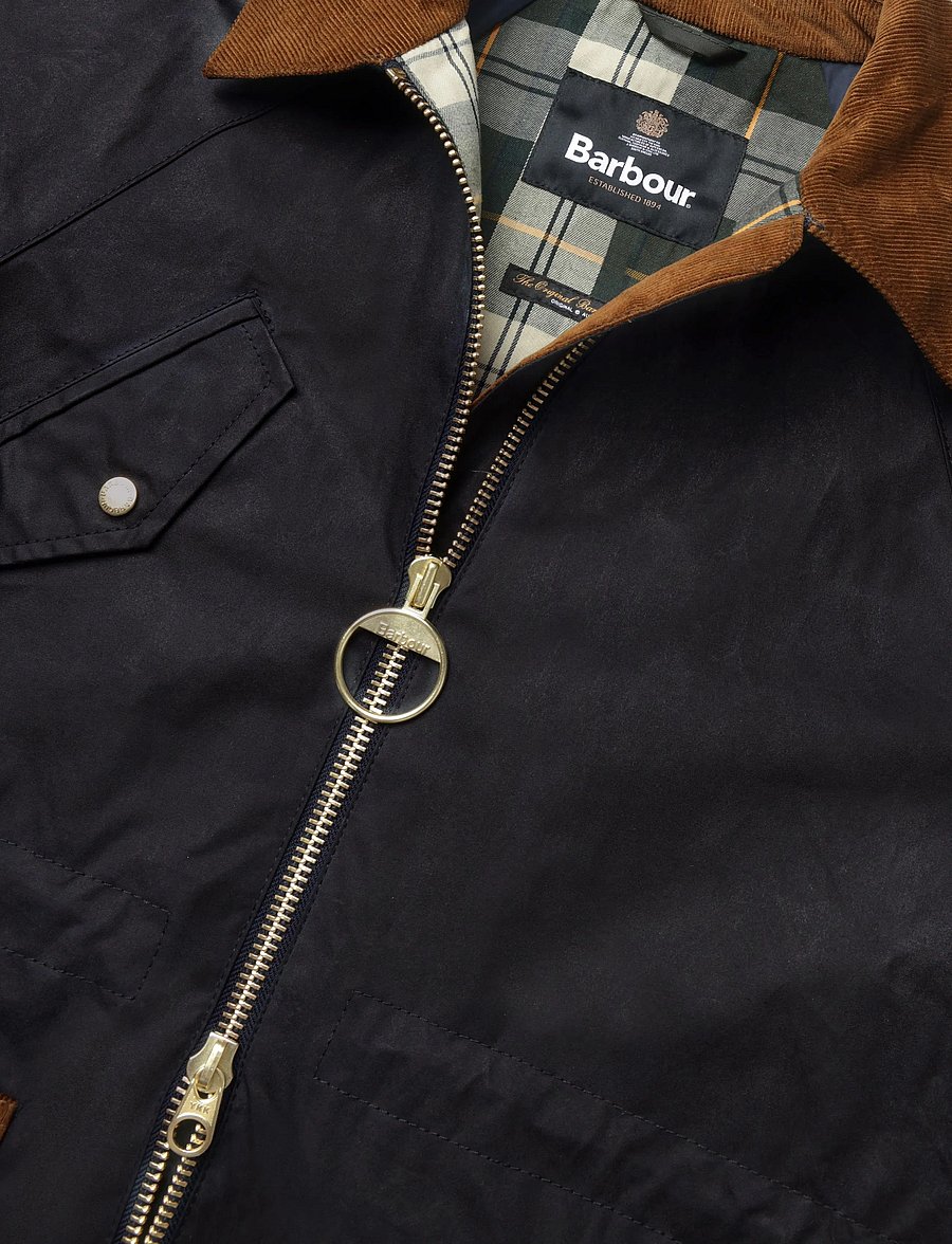Barbour - Barbour Treeton Wax Jacket - utilityjackor - navy/ancient - 2
