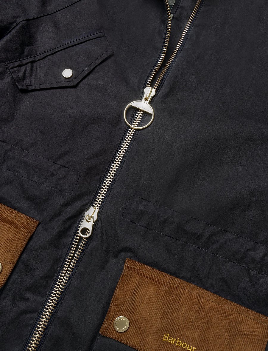 Barbour - Barbour Treeton Wax Jacket - utilityjackor - navy/ancient - 3