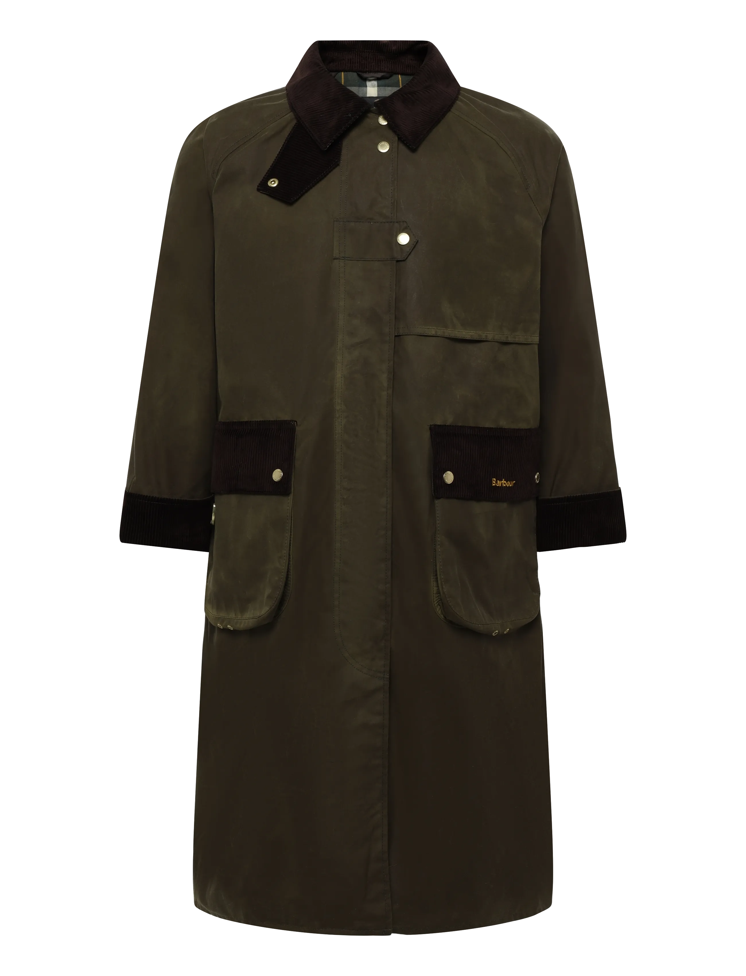 Barbour Barbour Kirklees Wax Jacket - Joped ja mantlid - BEECH/ANCIENT / khaki/green