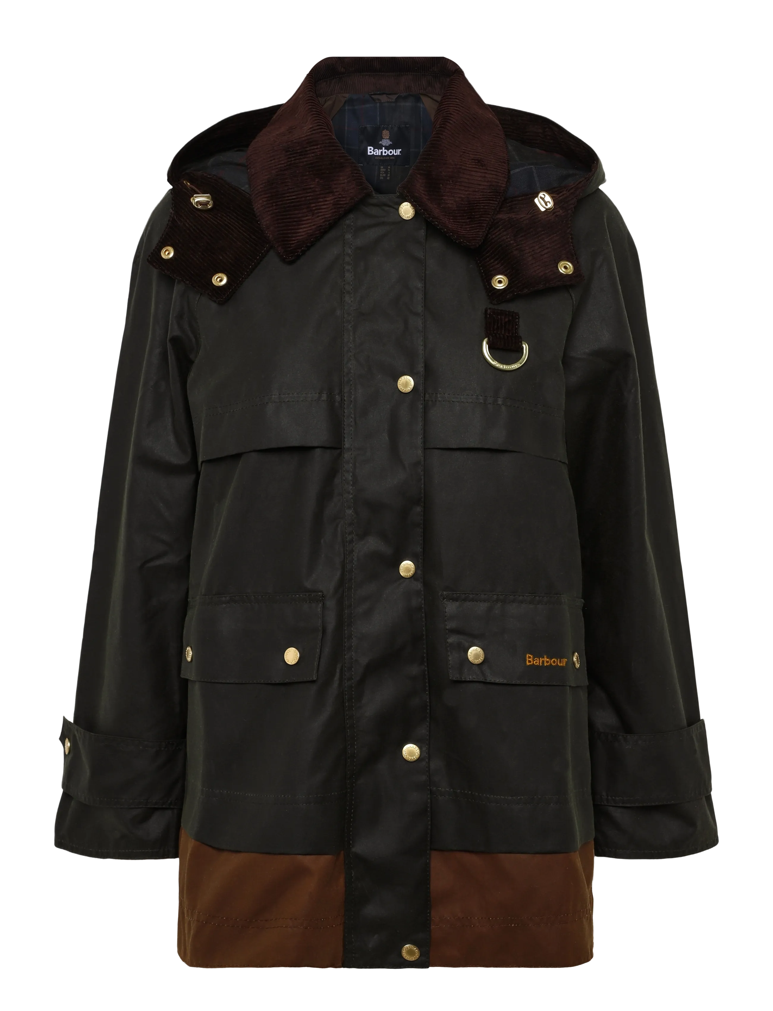 Barbour Barbour Wrenwood Wax Jacket - Barbour - FERN/BARK/SHADOW CLASSIC / khaki/green
