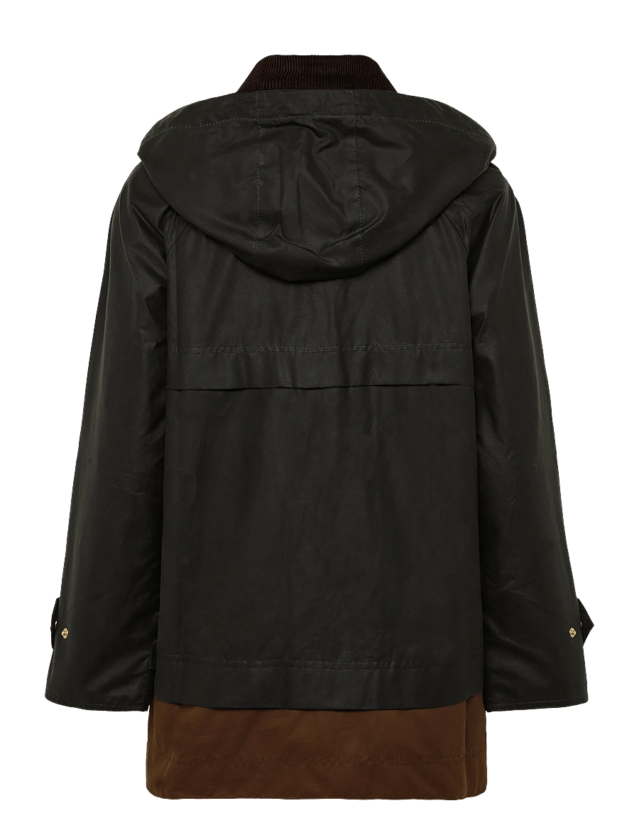Barbour - Barbour Wrenwood Wax Jacket - utility jackets - fern/bark/shadow classic - 1