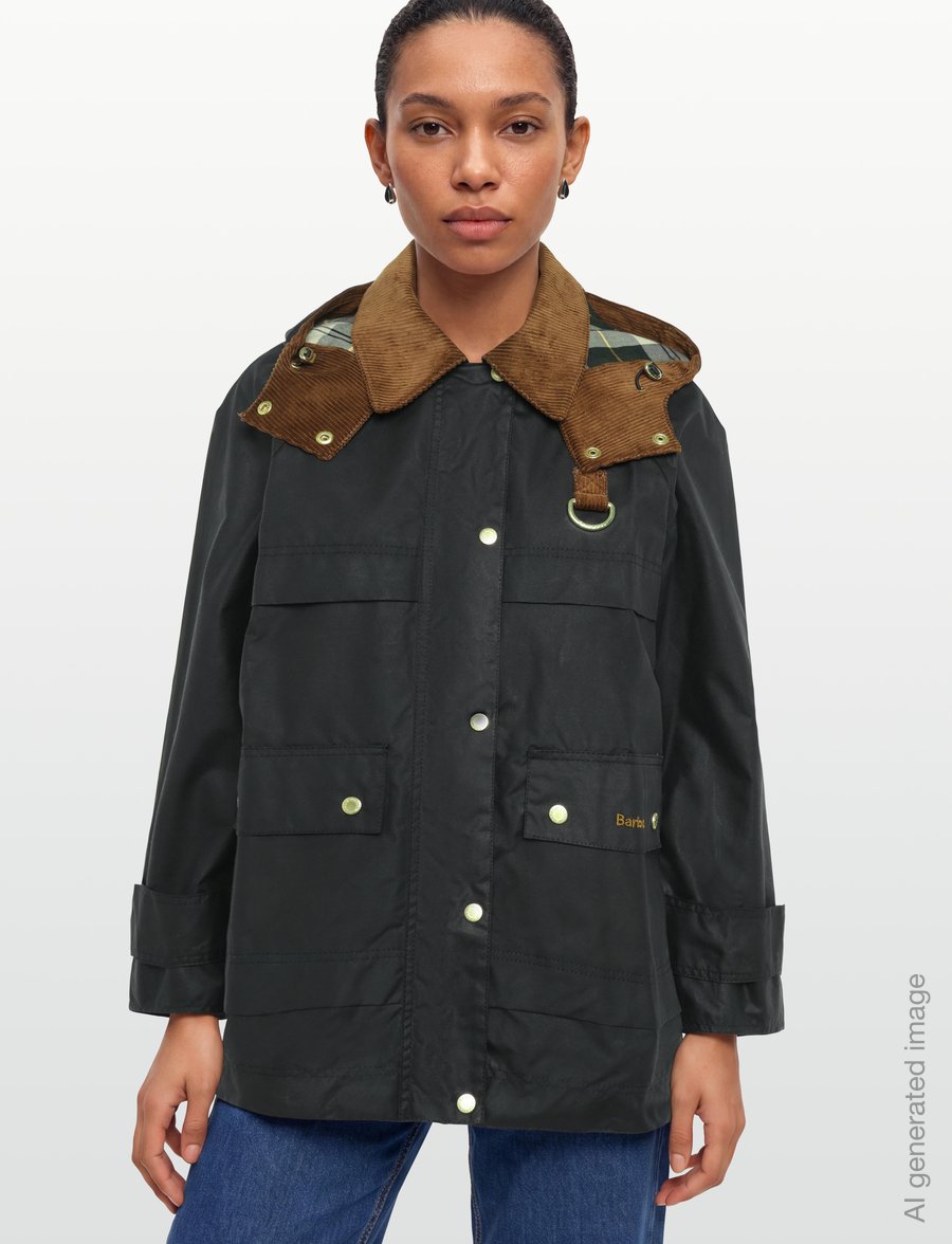 Barbour - Barbour Wrenwood Wax Jacket - utility-jacken - navy/anceint - 3