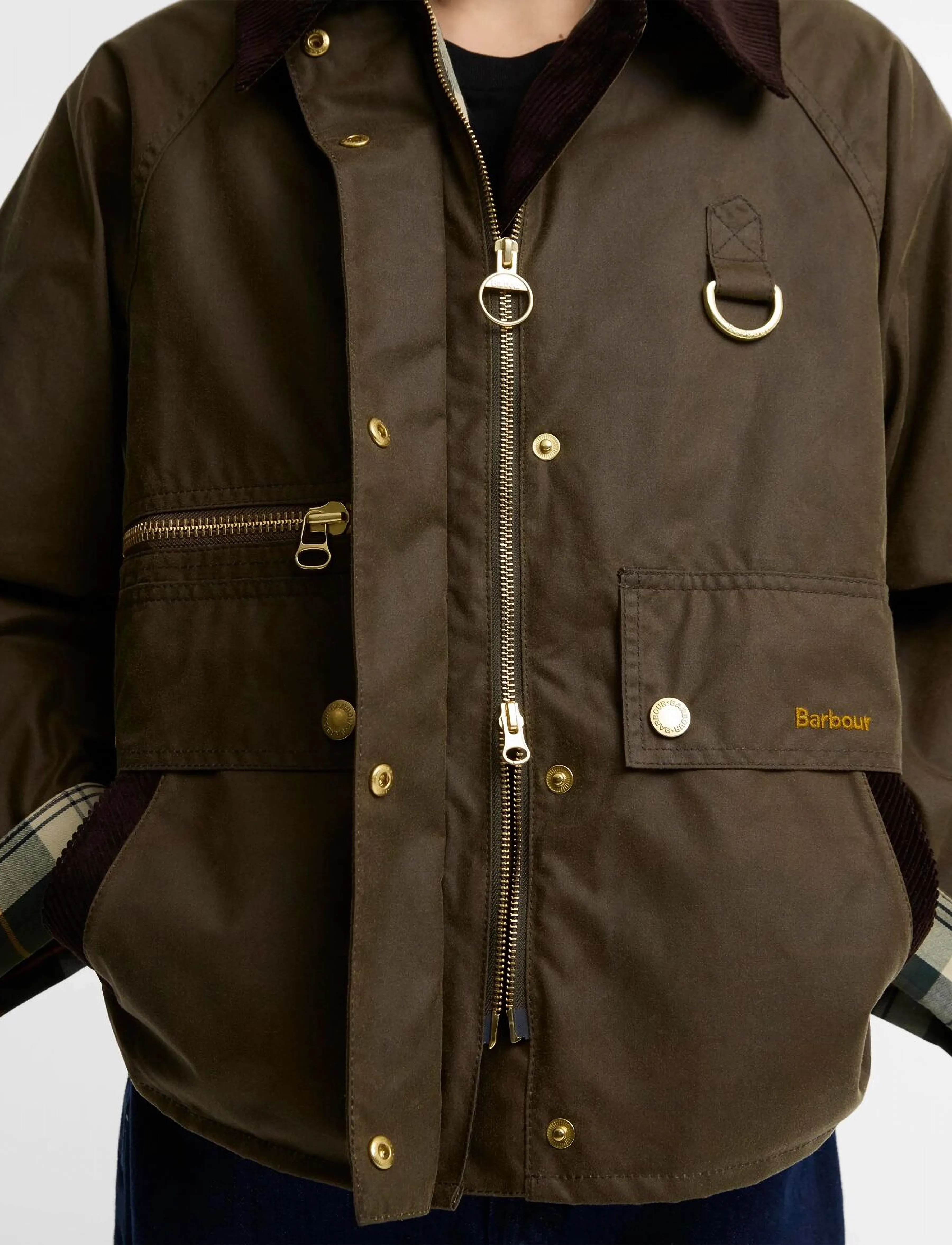 Barbour Cottingham Wax Jacket vinterjackor dam – bild 5