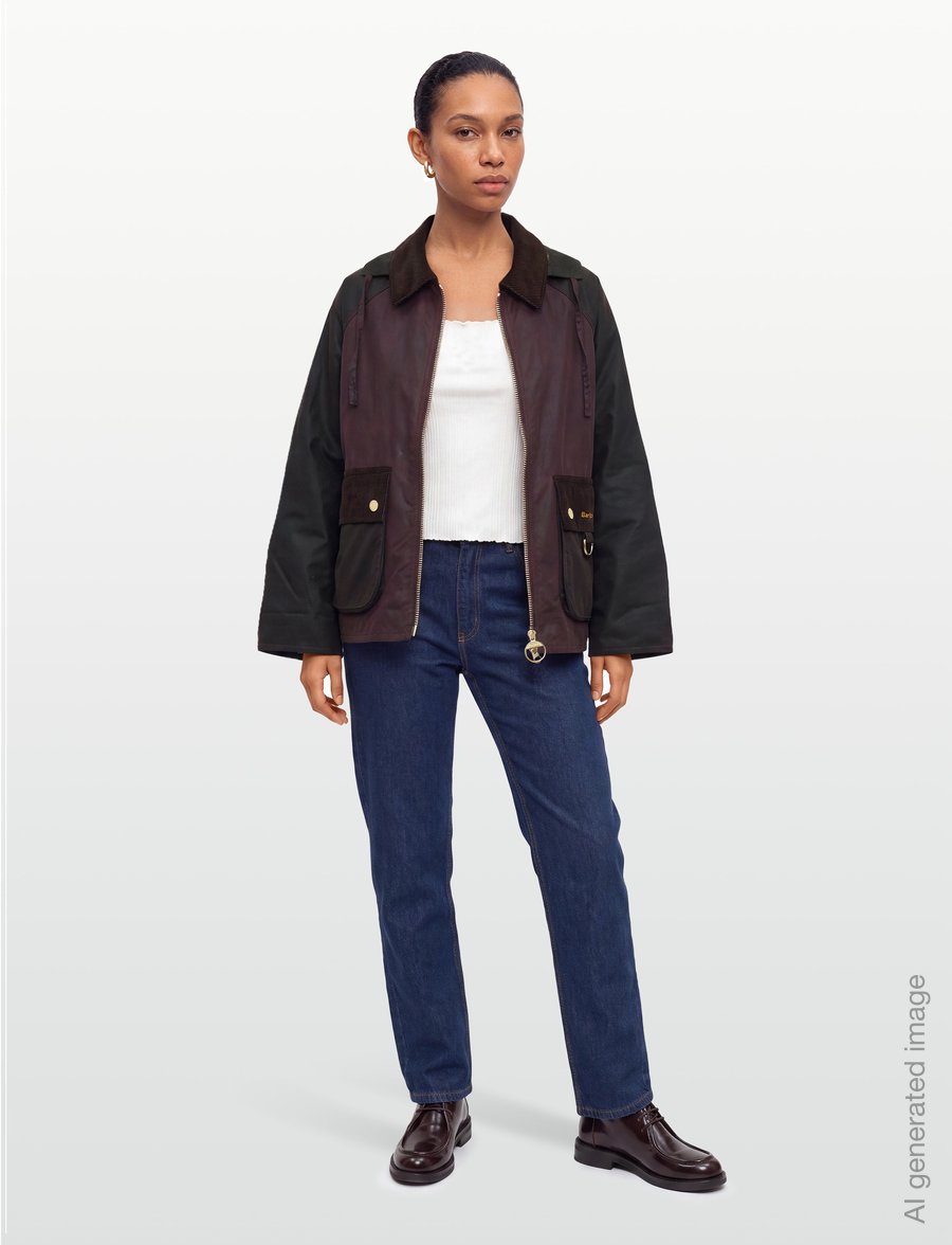 Barbour - Barbour Carville Wax Jacket - utility-jacken - rustic/bordeaux/muted - 0