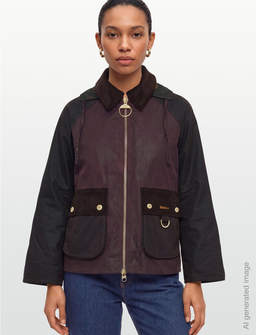 Barbour - Barbour Carville Wax Jacket - utility-jacken - rustic/bordeaux/muted - 3