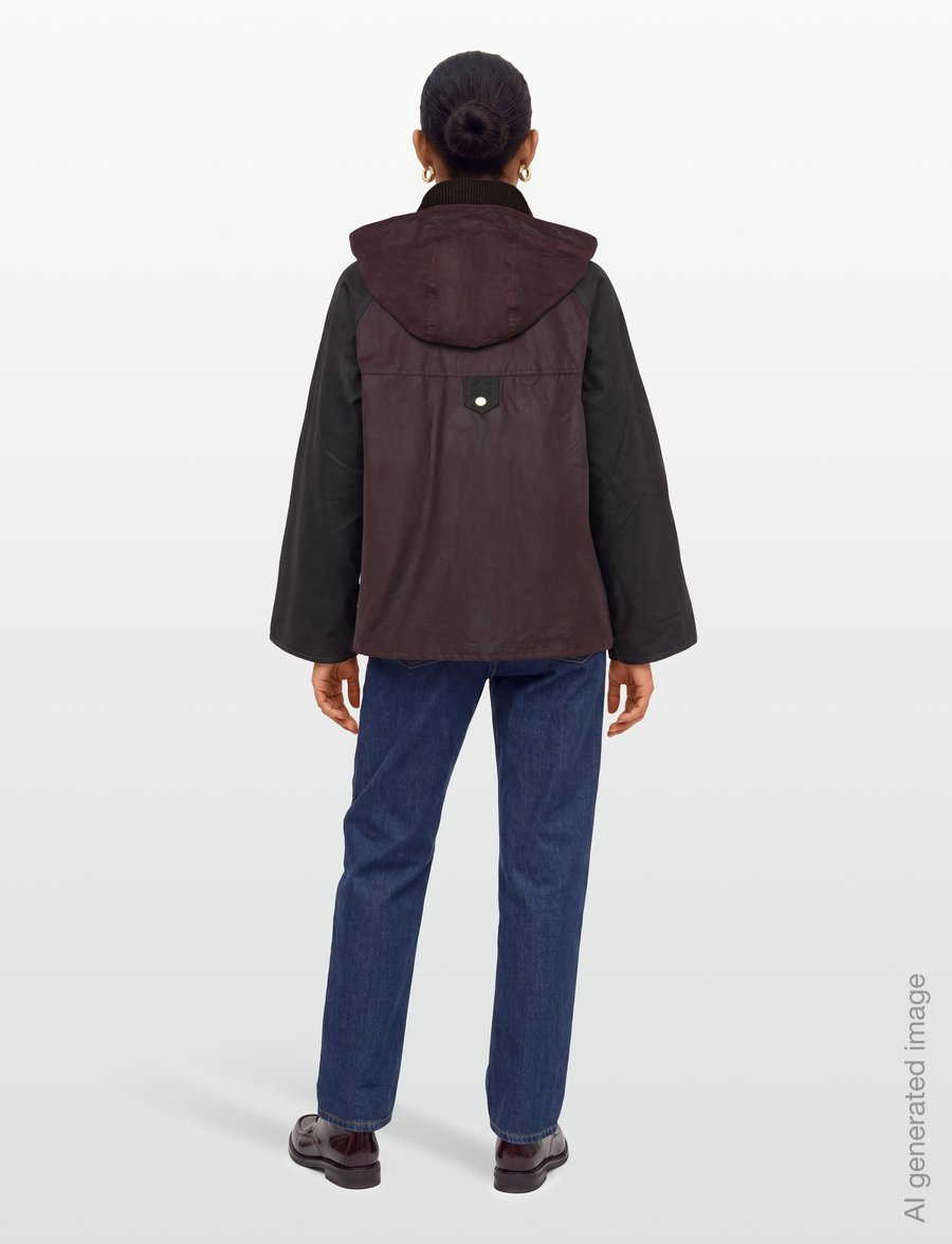 Barbour - Barbour Carville Wax Jacket - utility-jacken - rustic/bordeaux/muted - 4