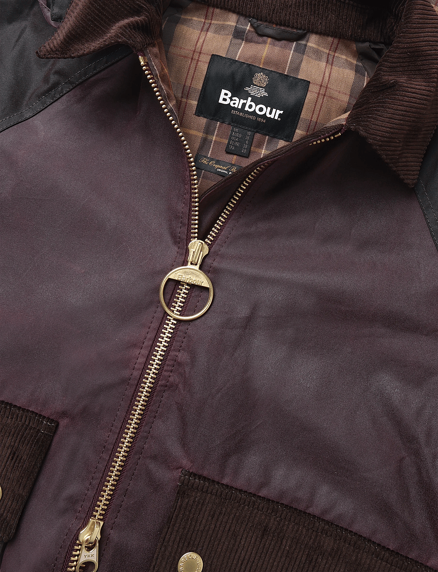 Barbour - Barbour Carville Wax Jacket - rustic/bordeaux/muted - 2